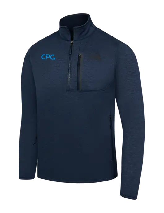The North Face Navy Heather Skyline 1/2-Zip Fleece w/CPG Logo