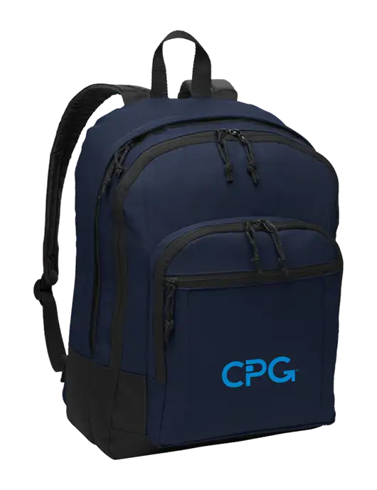 Navy Essential Backpack w/CPG Logo