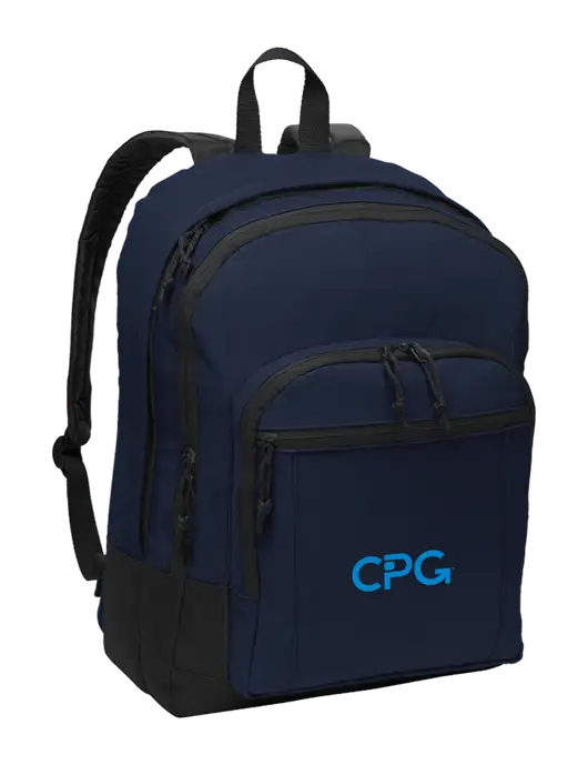 Navy Essential Backpack w/CPG Logo