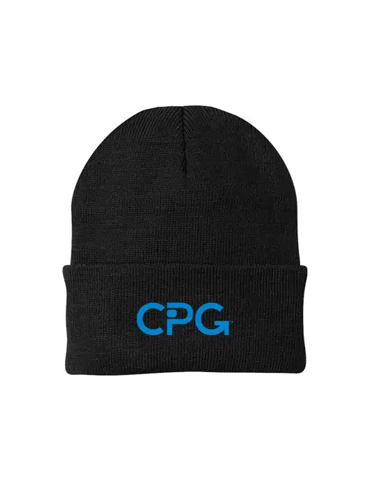 Black Knit Cap w/CPG Logo