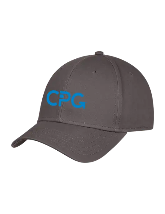 Charcoal Structured Cap Hook & Loop w/CPG Logo