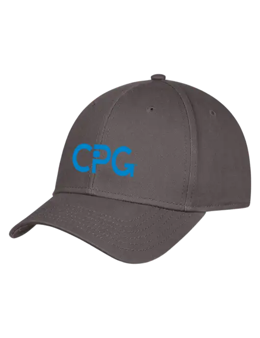 Charcoal Structured Cap Hook & Loop w/CPG Logo