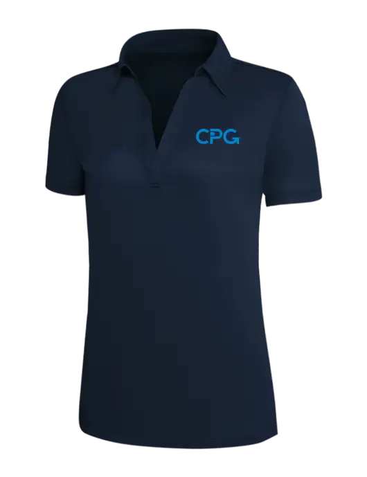 Navy Silk Touch Womens Performance Polo w/CPG Logo