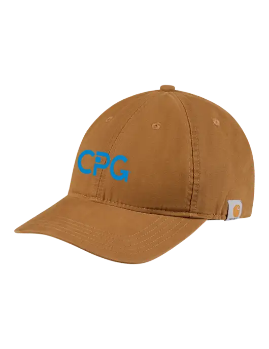 Carhartt Light Brown Cotton Canvas Cap w/CPG Logo