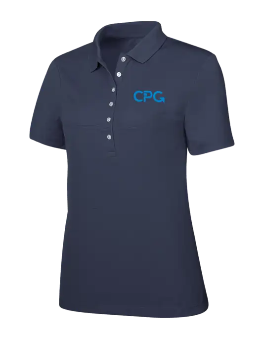 Callaway Womens Ottoman Navy Polo w/CPG Logo