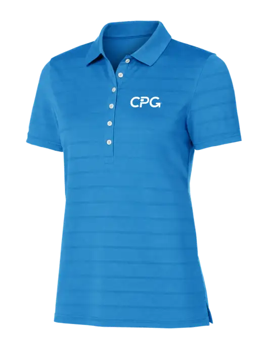Callaway Womens Royal Blue Ventilated Polo w/CPG Logo