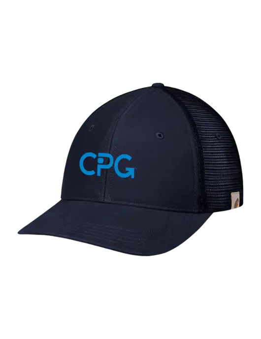 Carhartt Navy Canvas Trucker Cap w/CPG Logo