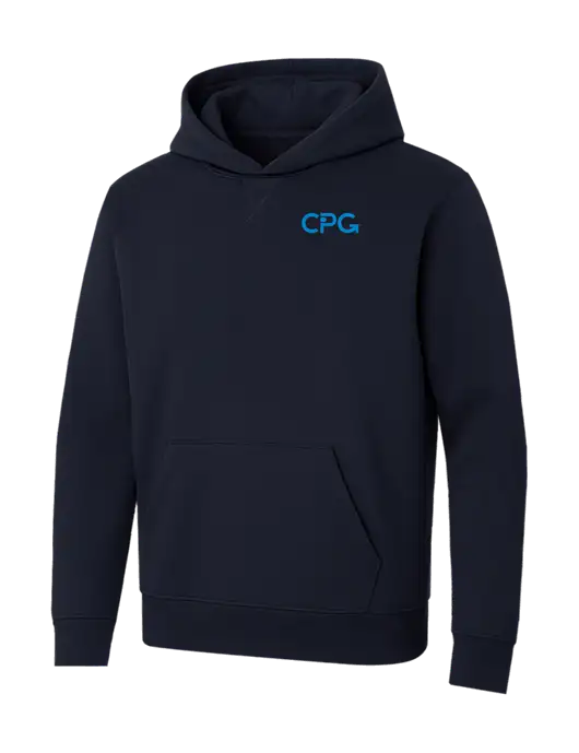 Allmade Dark Navy Organic French Terry Pullover Hoodie w/CPG Logo