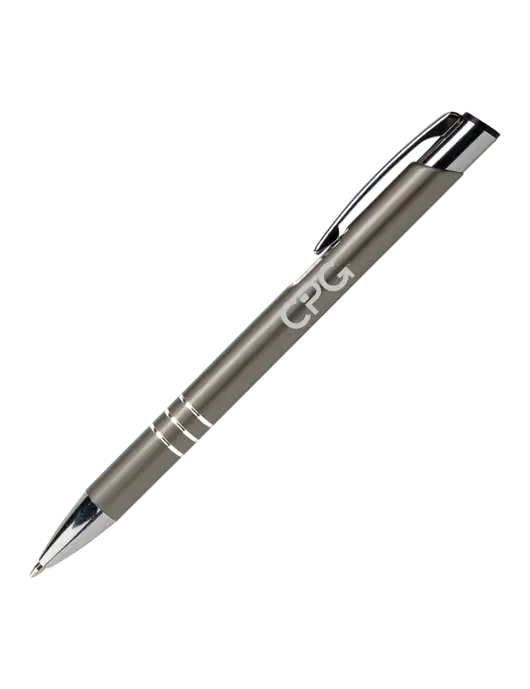Laurent Gunmetal Pen - Black Ink w/CPG Logo
