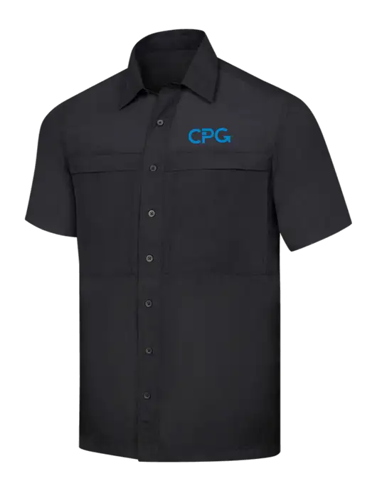 Black Short Sleeve UV Daybreak Shirt w/CPG Logo