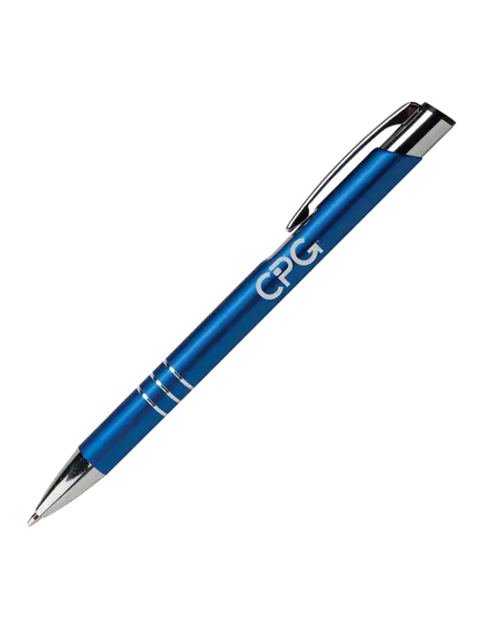 Laurent Blue Pen - Black Ink w/CPG Logo