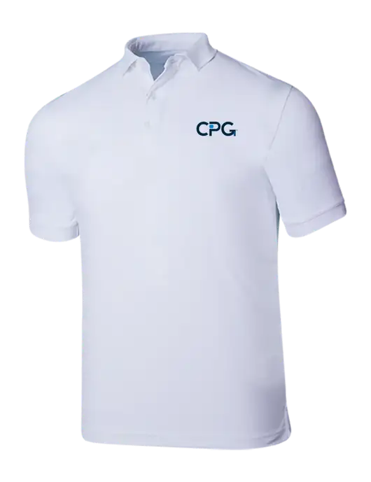 Callaway Ottoman Bright White Polo w/CPG Logo