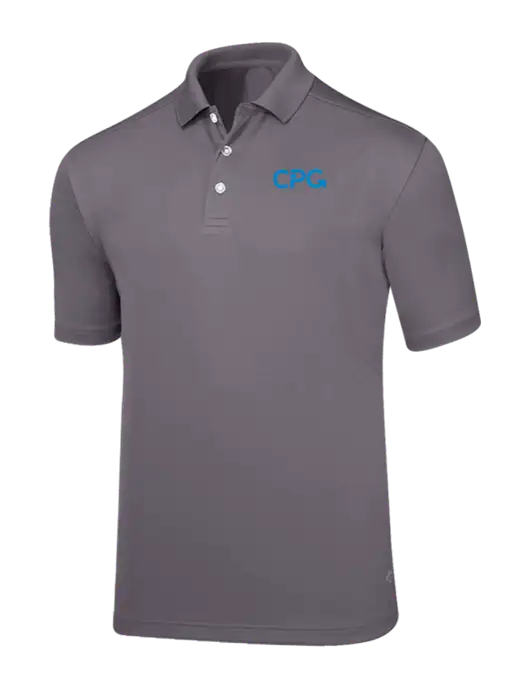 Callaway Core Medium Grey Performance Polo w/CPG Logo