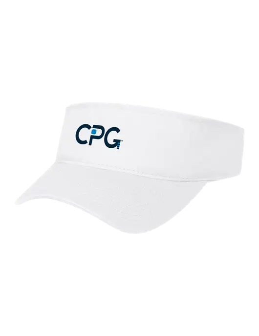 White Cap Visor w/CPG Logo