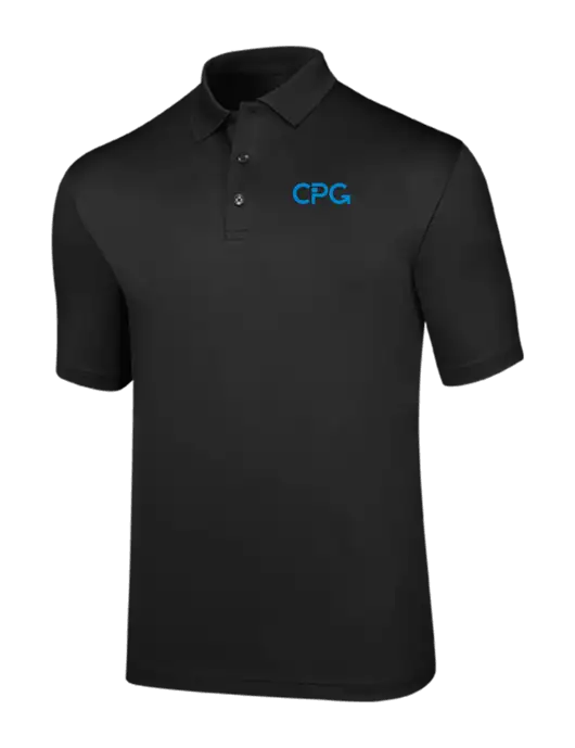 Callaway Opti-Dri Black Chev Polo w/CPG Logo