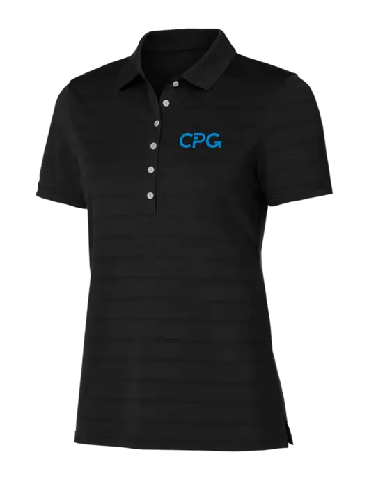 Callaway Womens Black Ventilated Polo w/CPG Logo