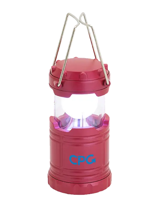 Red Mini Retro Lantern w/CPG Logo