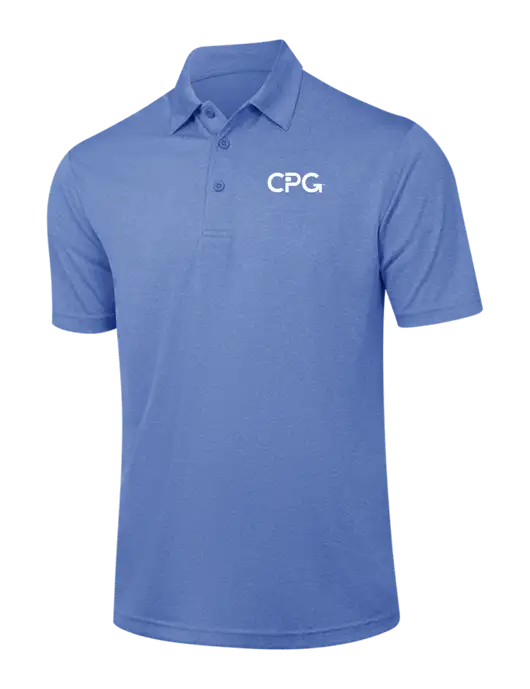 Royal Heather Contender Polo w/CPG Logo