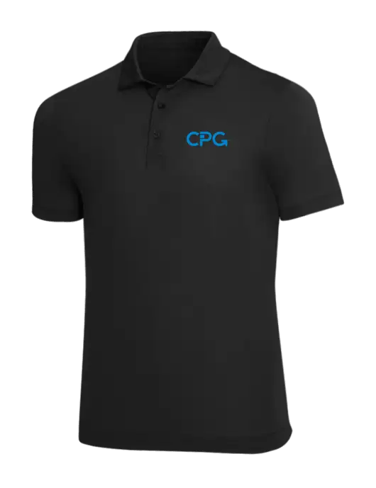 Mercer+Mettle Black Stretch Jersey Polo w/CPG Logo
