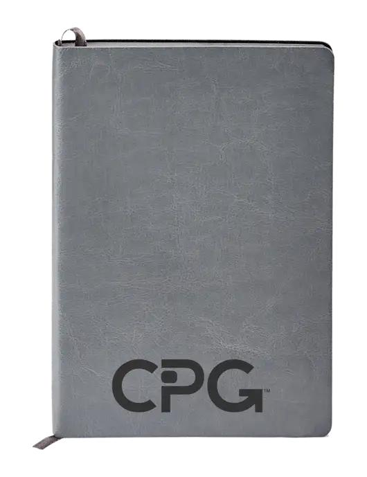 Fabrizio Grey Soft Cover 5.75 x 8.125 Journal w/CPG Logo