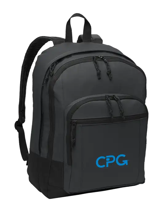 Dark Grey Essential Backpack w/CPG Logo