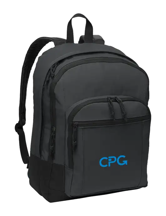 Dark Grey Essential Backpack w/CPG Logo
