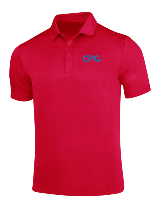 True Red Posi-UV Pro Polo w/CPG Logo