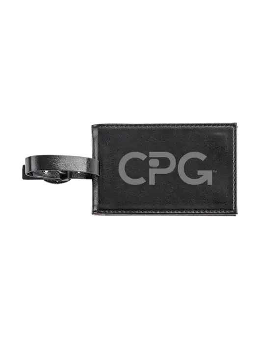 Fabrizio Black Executive Luggage Tag w/CPG Logo