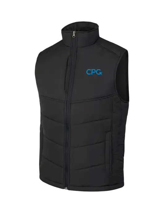 Black/Black Puffy Vest w/CPG Logo
