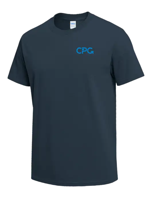 Dark Slate Blue Heavyweight 6.1 oz T-Shirt w/CPG Logo