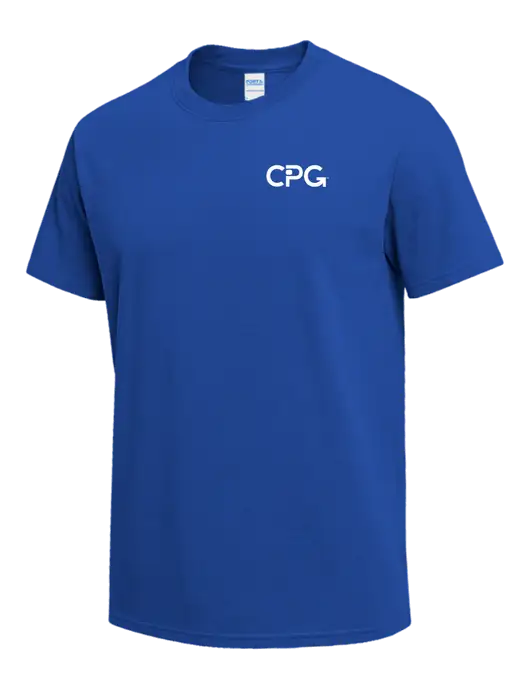 Dark Royal Heavyweight 6.1 oz T-Shirt w/CPG Logo