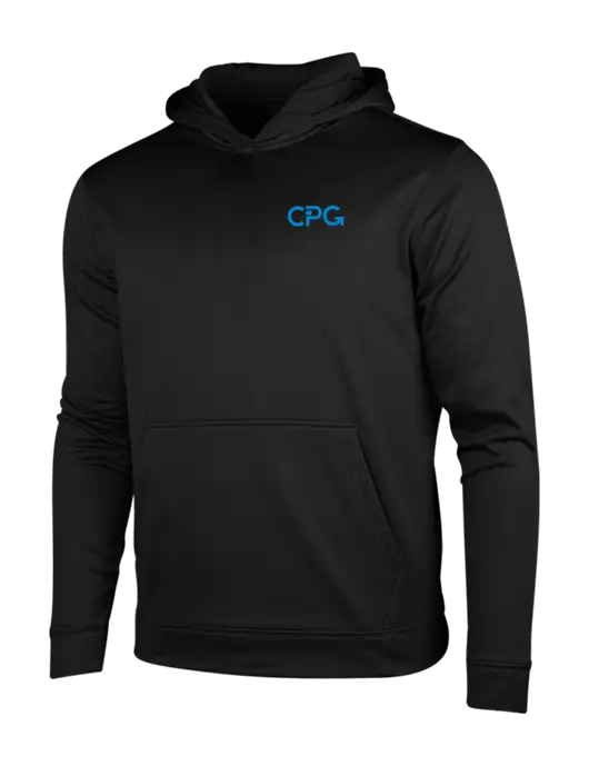 Black Fleece Sport-Wick Hooded Pullover w/CPG Logo