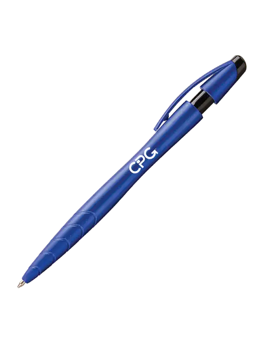Awali Blue Metallic Pen - Black Ink w/CPG Logo