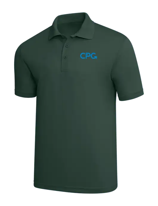 Dark Green PosiCharge RacerMesh Polo w/CPG Logo