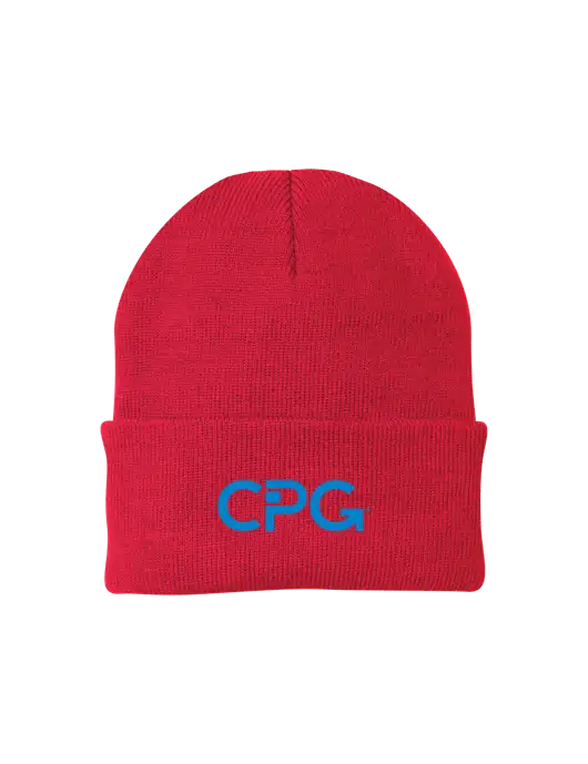 Red Knit Cap w/CPG Logo