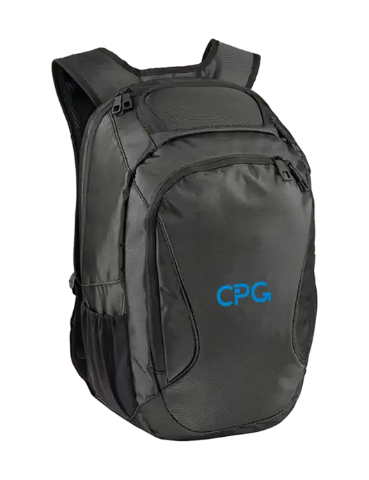 Stealth Dark Grey/Black Laptop Backpack w/CPG Logo