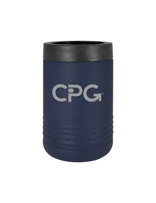 Polar Camel 12 oz Powder Coated Navy Vacuum Insulated Beverage Holder w/CPG Logo