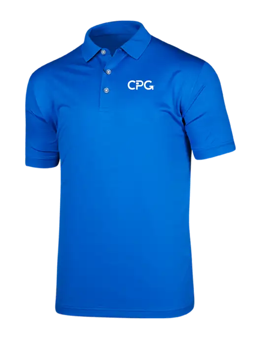 Callaway Vibrant Royal Blue Ventilated Polo w/CPG Logo