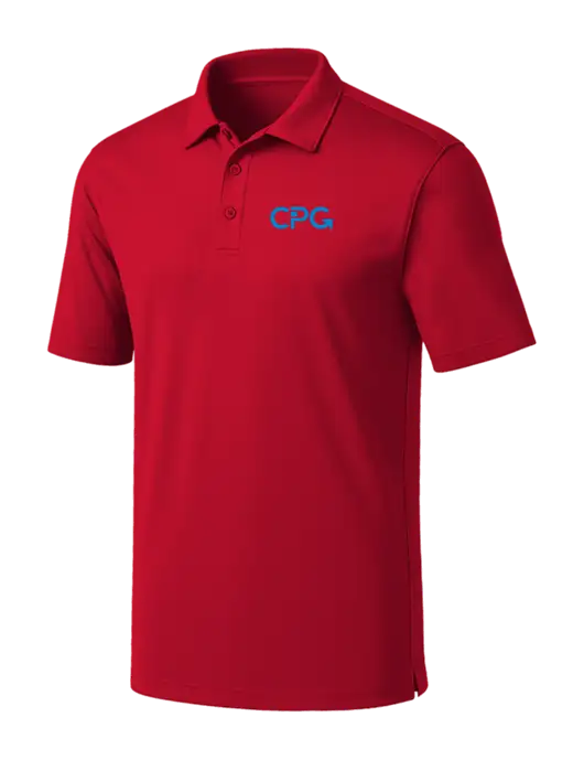 Red Silk Touch Performance Polo w/CPG Logo