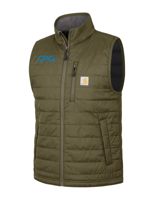 Carhartt Dark Olive Gilliam Vest w/CPG Logo