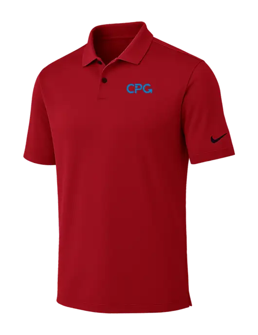 Nike Red Dri-FIT Vapor Polo w/CPG Logo