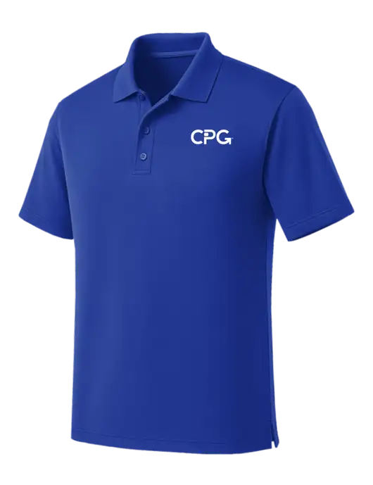 Dark Royal Dry Zone UV Micro Mesh Polo w/CPG Logo