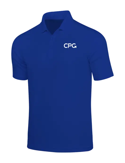 Dark Royal Dry Zone UV Micro Mesh Polo w/CPG Logo