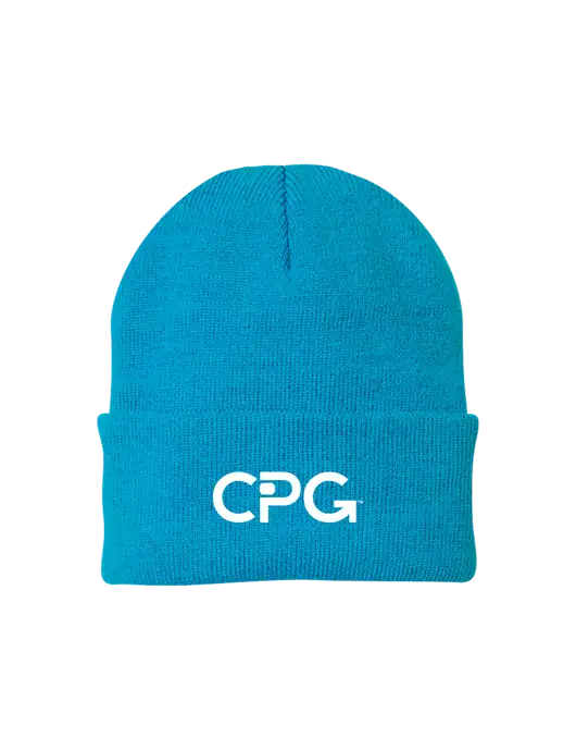 Sapphire Blue Knit Cap w/CPG Logo
