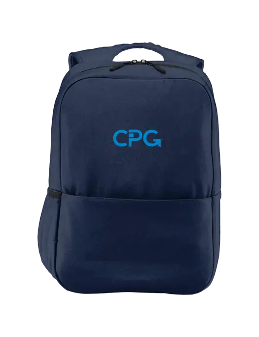 Access Square Laptop River Blue Navy Backpack w/CPG Logo