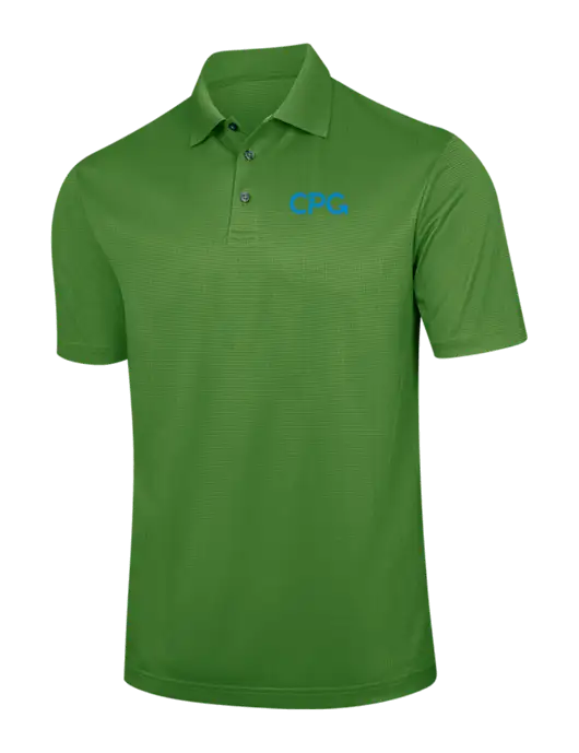 Kelly Green Performance Fine Jacquard Polo w/CPG Logo