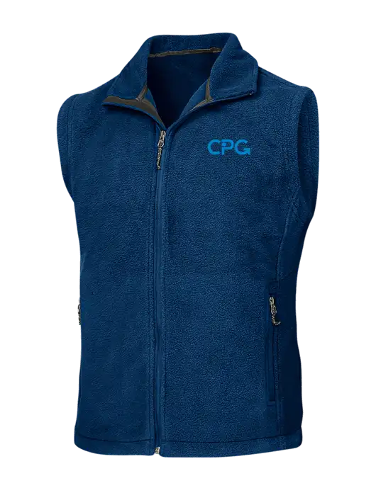 Navy Fleece Vest w/CPG Logo
