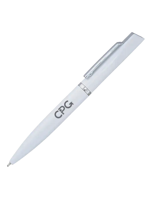 Santos White Pen - Black Ink w/CPG Logo
