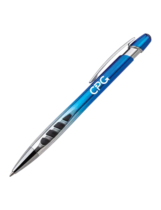 Zenith Blue Ballpoint Pen - Blue ink w/CPG Logo