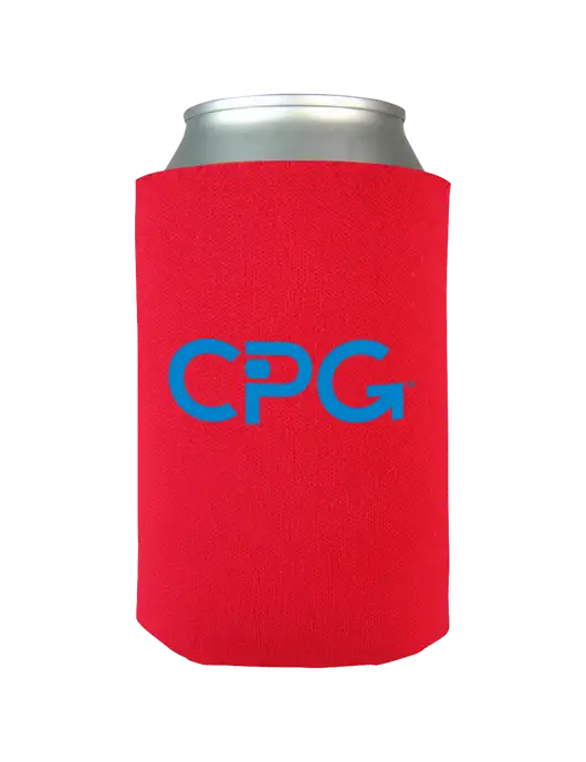 Red Neoprene Coolie w/CPG Logo